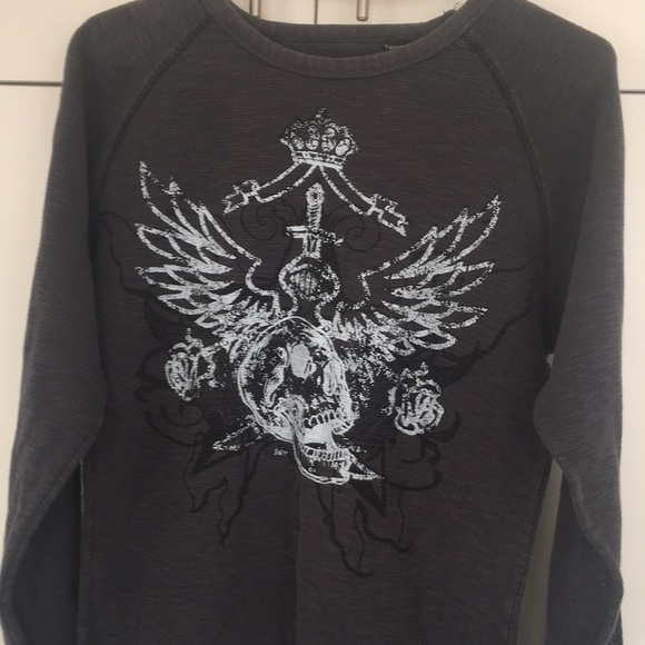 counter intelligence Other - 100% Cotton long sleeve skull Grey top